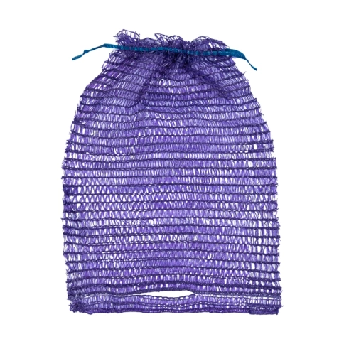 Сетка-мешок 30*47 см (до 10кг) фиолетовый с ручкой (100шт) фото 1