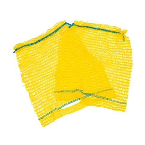 Сетка-мешок 21*31 см (до 3кг) желтый с ручкой (100шт) фото 4